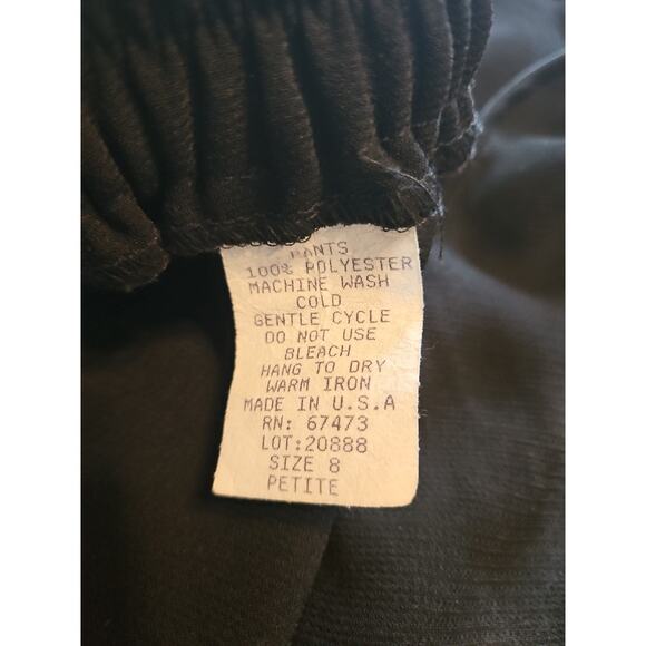 Julian Taylor Women's Petite 8, Red/Black Long Sleeve Blazer AND Pants Set - Picture 12 of 13